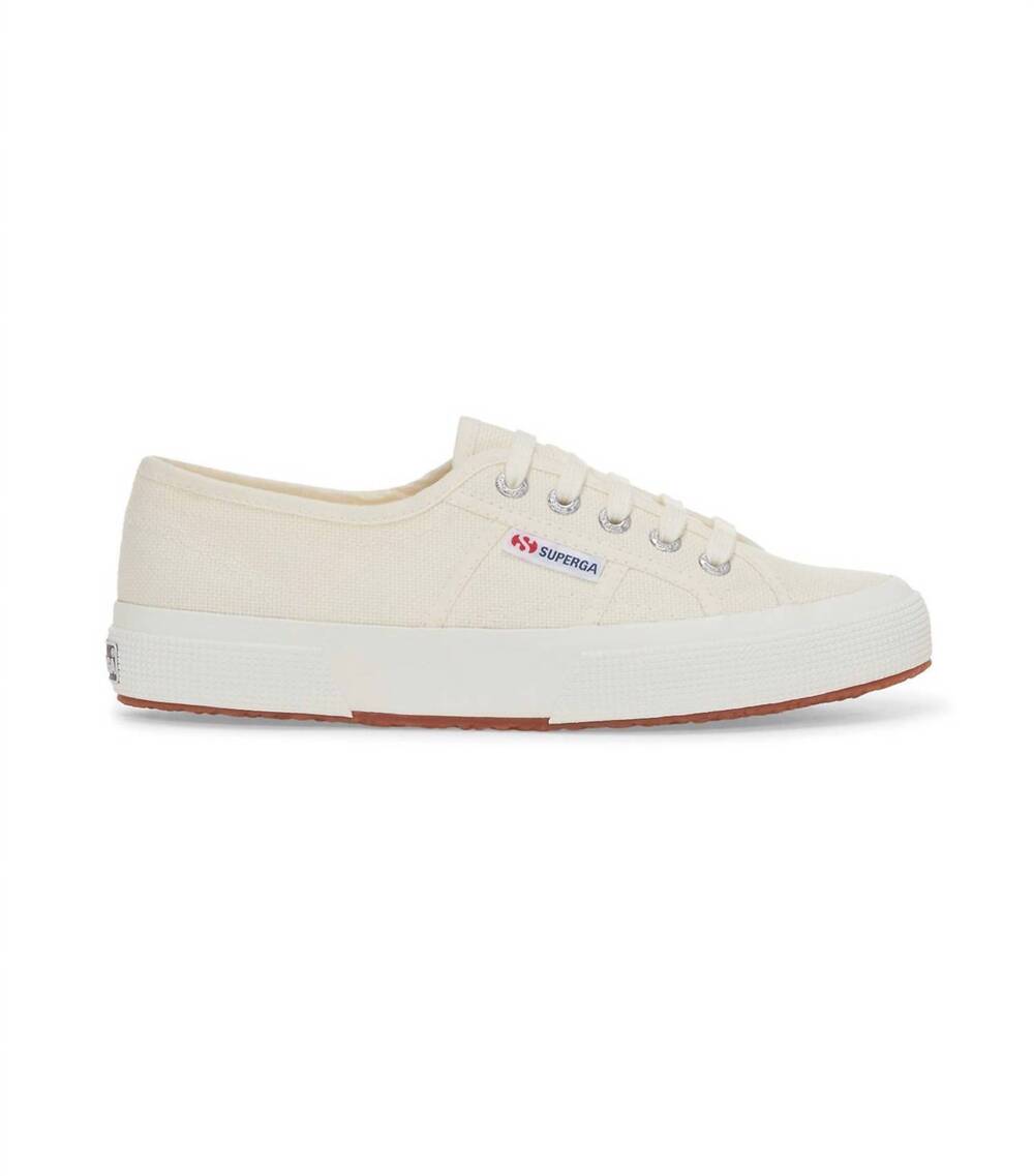 NEW SUPERGA unisex cotu classic sneaker in beige natural-favorio